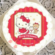 ハローキティのクリスマスケーキ