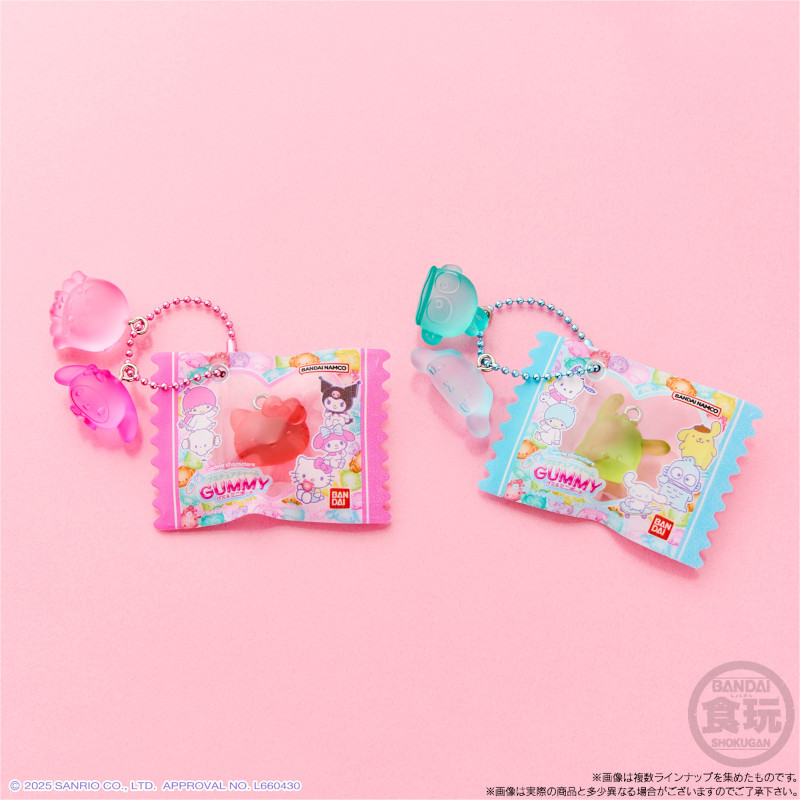 サンリオキャラクターズ グミチュアチャームGUMMY＆ミニポーチ