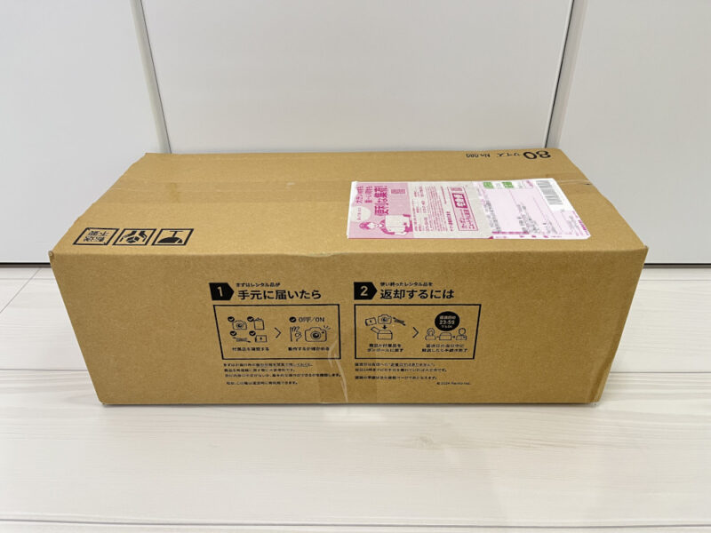 レンティオでパナソニックナノケアEH-NA0Kをレンタル