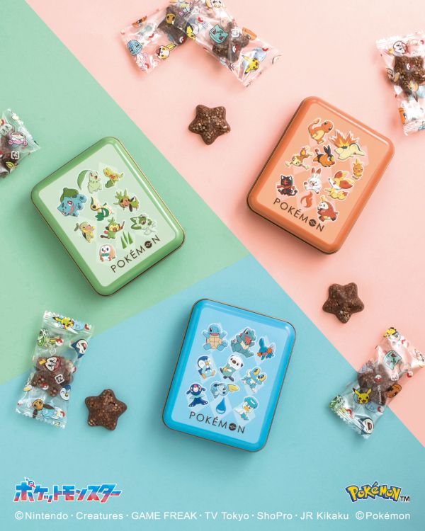 スイーツ旅立ち缶(ポケモン) 松風屋 ポケモンデザイン