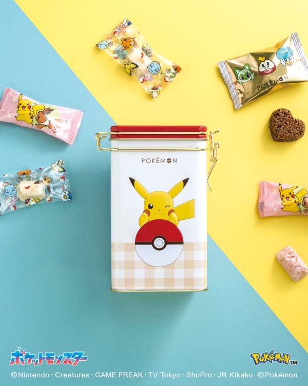 スイーツキャニスター缶(ポケモン) 松風屋 ポケモンデザイン