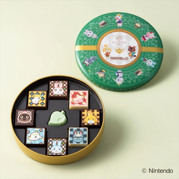 ゴディバ meets どうぶつの森 アソートメント 9粒入