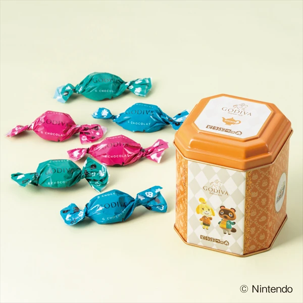ゴディバ meets どうぶつの森 G ショコラ アソートメント 6粒入